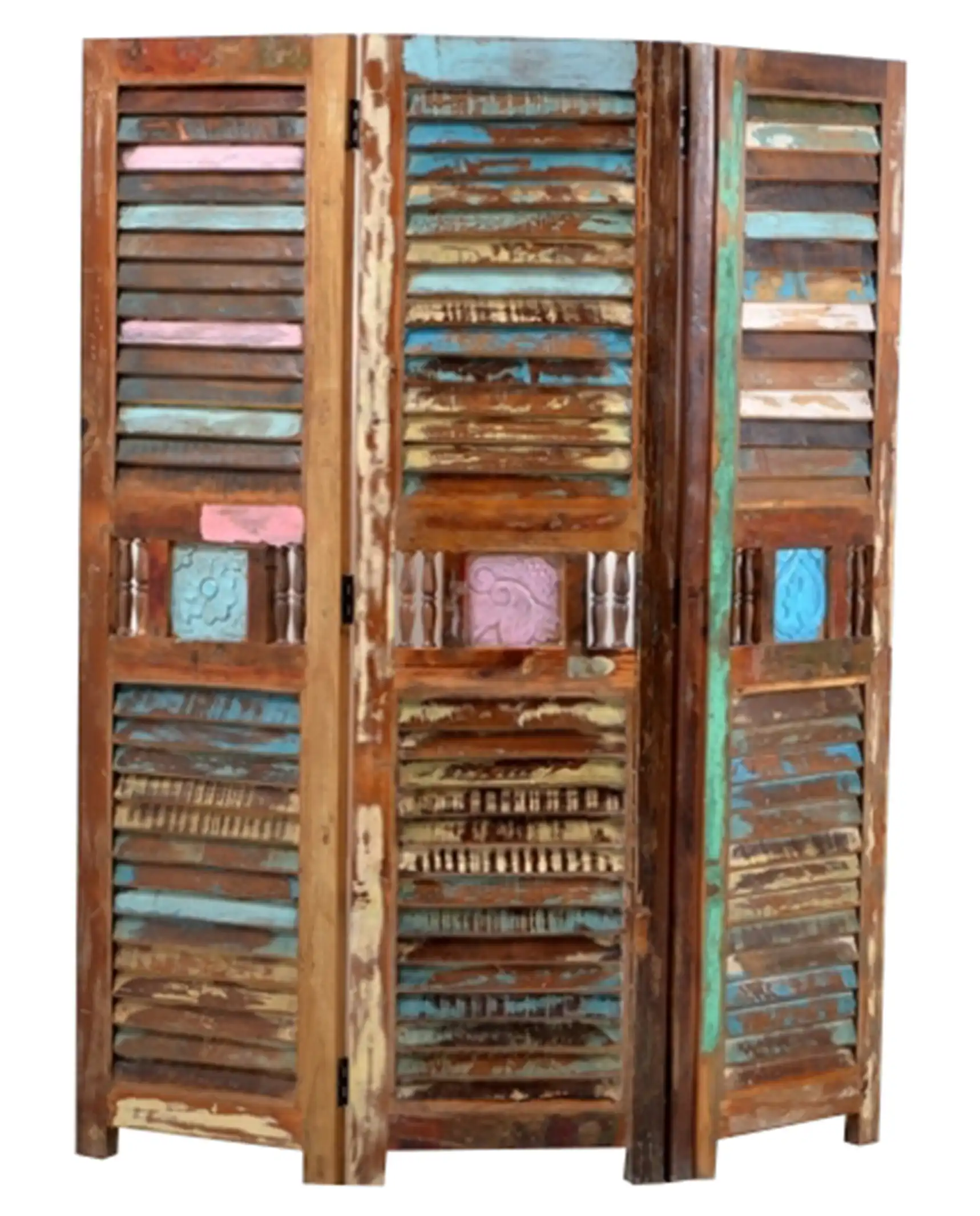 Reclaimed Wood Vintage Room Divider / Screen - popular handicrafts